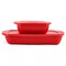 1.1 qt Non-Stick Baking Dish Baker Glass Ceramic Lidded Storage Container 7.7"